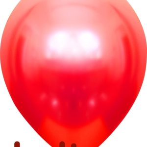 בלון הליום גומי - כרום - אדום