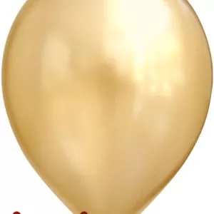 בלון הליום גומי - כרום - זהב