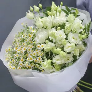 זר פרחים לחישה רכה