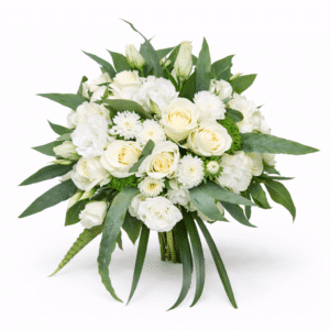 זר כלה לבן נשפך