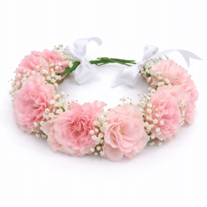 זר לראש - ליזיאנטוס - ורוד