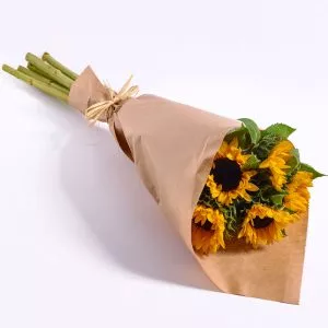 זר חמניות קטן