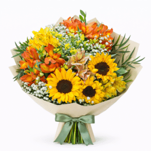 זר פרחים אירופאי